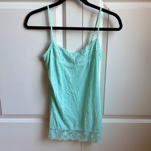 Maurices Light Green Lace Cami Top